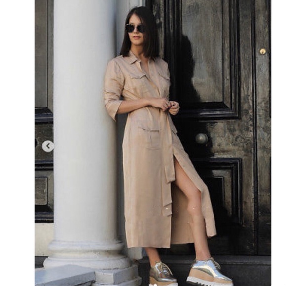 BLOGGERS FAVORITE ZARA STUDIO Long Shirt Dress - Picture 5 of 8